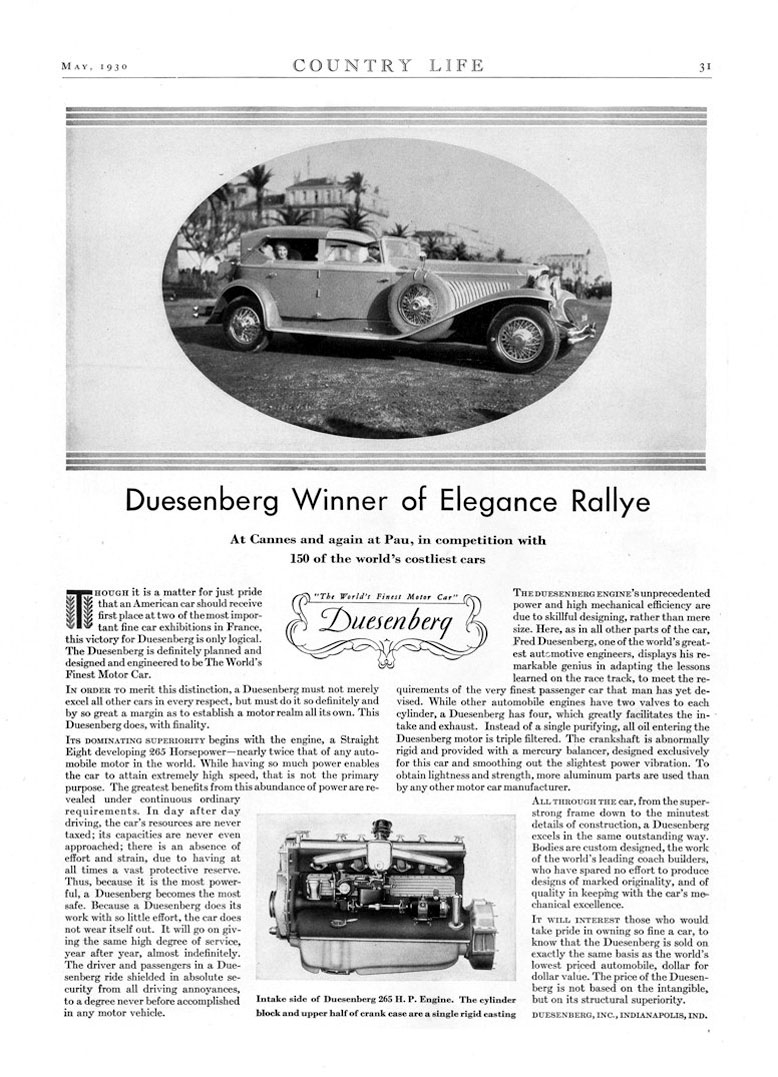 1930 Duesenberg 3